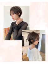 30代40代50代白髪ぼかし髪型白髪染め面長似合わせ【安野】