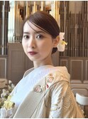 白無垢/着付け/和装/ヘアセット/お呼ばれ/和装ヘアアレンジ