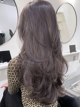 ラキング ギンザ トウキョウ(LAKING GINZA) くびれヘア/アプリコットオレンジ/夏/ハイライトカラー[銀座駅]