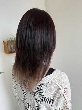 アクイール(ACCUEILLIR) レッドブラウン×ホワイトベージュ