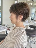 【50代・60代奈良】艶ショートボブ/髪質改善／ミセス/白髪ぼかし