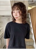 レイヤーパーマ/顔まわりレイヤー/前髪パーマ