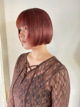 タヴィ(Tavi) コンパクトボブカシスピンクカラー/ローズブラウン/モーブピンク