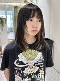 インナーカラー×レイヤーカット