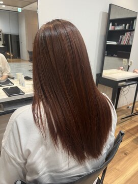 マウ(mau) オレンジブラウン ロング