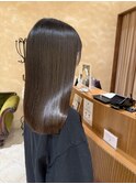 ◎つや髪/髪質改善/ストレートヘア/ブラウンカラー/暗髪/モテ髪