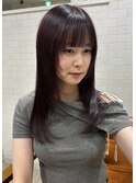レッドカラー×顔まわりレイヤー