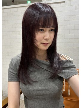 シェミール(CHEMIR) レッドカラー×顔まわりレイヤー