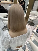 ロンドルピナス 小倉(Lond Lupinus)&nbsp;ミディアムヘア暗めカラー/デザインカラー/フェイスフレーミング