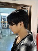 ニュアンスパーマ　メンズサロン　マッシュ　カット　韓国ヘア