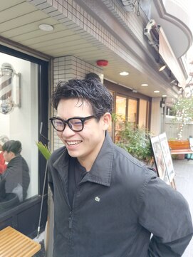 癖毛風ピンパーマ