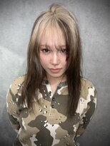 いろあそび 八王子&nbsp;【ルーツ×セクションカラー】ホワイトベージュ×ブラウン