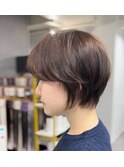 大人気大人丸みショート
