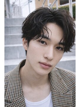 ユニカバイベル 御殿山店(unica by Belle) センターパートニュアンスパーマ