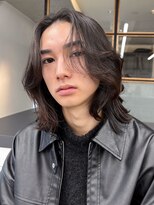 ソアメンズ 渋谷(soar men's)&nbsp;20代30代◎黒髪センターパート×ニュアンスパーマ