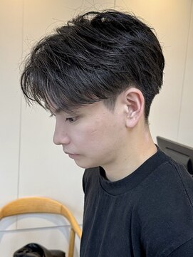 ファンド 千葉(fand) 刈り上げセンターパート/毛流れ/ニュアンスパーマ◎RYO