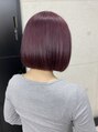 スターズ 柏(STARS)&nbsp;透明感と艶感を叶える大人可愛いボルドーカラーのボブヘア♪