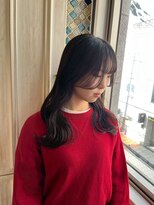 トリコ 茨木店(trico) 韓国風くびれ巻き/顔回りレイヤー/小顔カット/韓国ヘア/艶髪