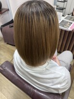 アローズ 荒尾店(arose)&nbsp;ブリーチ毛でも綺麗に！髪質改善ダイヤモンドストレート