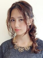 ブロック ジャポン(bloc japon) ヘアセット☆セミロング☆編み込みフレンチボヘミアン