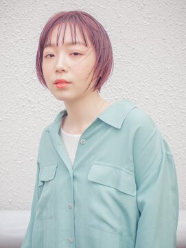 ジーテ(gite) 春を感じるコーラルpinkカラー「横浜/髪質改善/縮毛矯正」