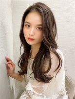 アフロート エル 錦糸町(AFLOAT L)&nbsp;前髪パーマ/セミウェットウェーブ/オリーブカラー/大人かわいい