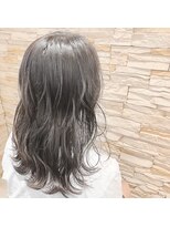 アロマヘアルーム 横浜店(AROMA hair room)&nbsp;外国人風パーマ  グレージュ ハイライト バレイヤージュ/横浜