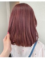 アジールヘア 所沢プロペ通り店(agir hair) ストロベリーピンク【イルミナカラー】
