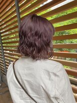 ウノプリール 茶屋町店(unopulir)&nbsp;【unopulir永尾】巻かずに可愛い♪ブリーチのボブパーマstyle