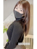 なちょす様ミネコラ髪質改善ロング　透明感ナチュラルブラウン