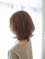 キュウヘアー(KYUU HAIR)&nbsp;ミディアム×プラチナベージュ