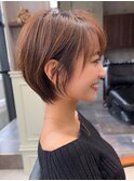 30代40代50代◎大人ナチュラルレイヤーショートボブ　表参道