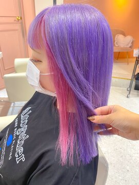 シェリエ(Cherie) コットンキャンディーカラー/メルヘンカラー/ピンクパープル