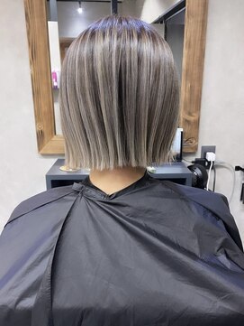 サニー 渋谷(SUNNY) バレイヤージュ、グレージュカラー、ハイライト、ココアベージュ