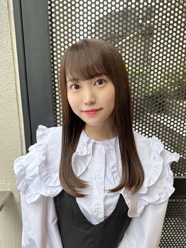 サロンドミルク 原宿(salon de MiLK) 【salon de MiLK 原宿】触りたくなるツヤ髪カーキグレージュ