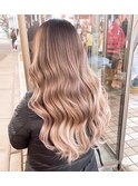 ツヤツヤバレイヤージュ