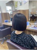 大人ボブ/グレージュアッシュ/ネイビーグレー/20代30代40代50代