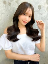 シーシンジュク 新宿南口(Sea shinjuku)&nbsp;オリーブグレー×小顔[ココアベージュ/黒髪/くらげヘアー]