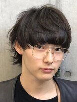 オーシャントーキョー ホワイト 原宿(OCEAN TOKYO WHITE)&nbsp;リアルお客様ヘア　メンズ黒髪マッシュウルフ