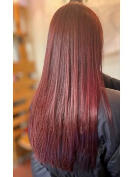 ヘアー ルシア(hair lucia) ワインレッド