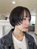 イースタイル 志都呂店(e-style com’s hair) 前上がりショートボブ