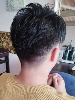 エヴァン(Evan)の写真/【高知市南御座】乾かすだけできまる髪型をご提案！朝のスタイリングを時短しながら清潔感のあるヘアに◎