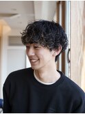 重ためのパーマスタイル