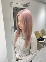 ペレ 渋谷(PELE)&nbsp;h_ デザインカラー/レイヤーカット/ウェットヘア/ベージュ