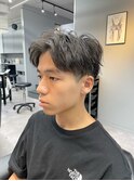 【un le pont梅田】メンズふわ束色気アップバング★