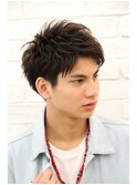 クールアップショート　かき上げバング　ツーブロック