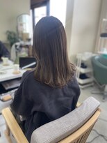 グラムテン 西尾店(gram)&nbsp;アッシュブラウン＿透明感カラー＿艶髪＿外人風＿201