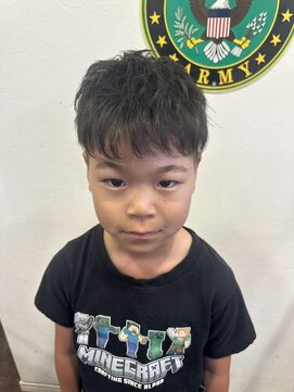 ヘアーメイク ララ(HAIR MAKE LALA) キッズ　刈り上げマッシュ