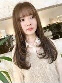 フェイスレイヤー×透明感カラー