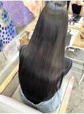 髪質改善トリートメント×ダークカラー